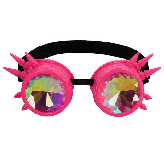 Lunettes party Festival rose fluo