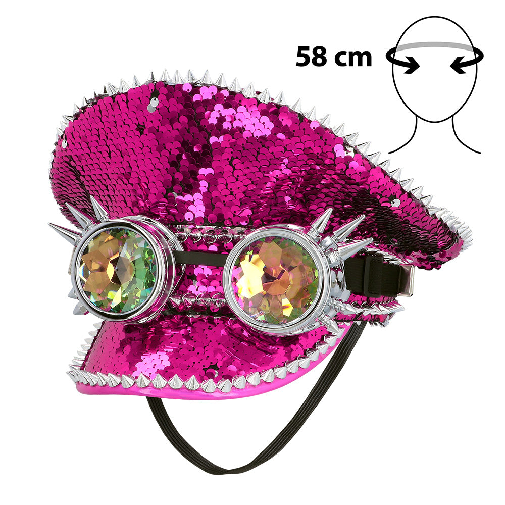 Casquette Galactic festival rose