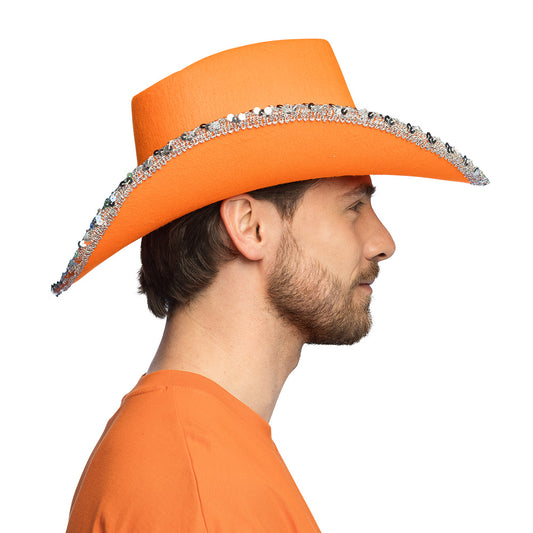 Chapeau cowboy Spark orange