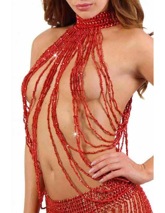 Collier topless perle