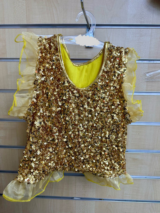 Top paillette froufrou