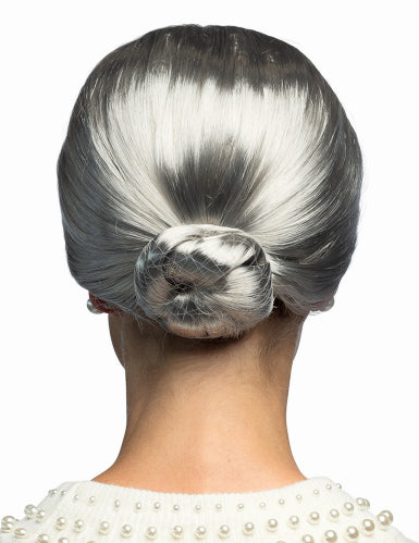 Perruque à chignon Grand-mère