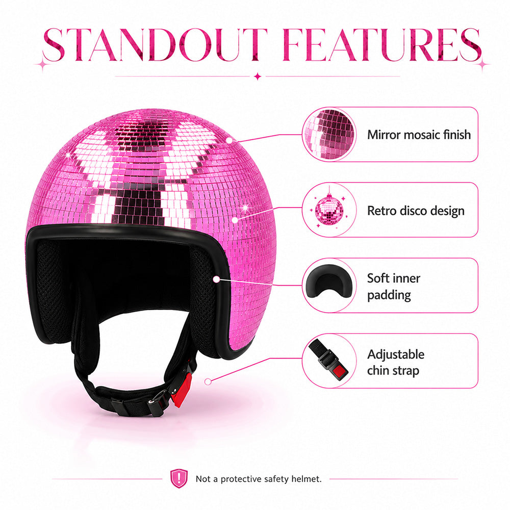 Casque Disco rose