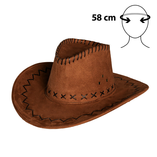 Chapeau cowboy Savanne brun