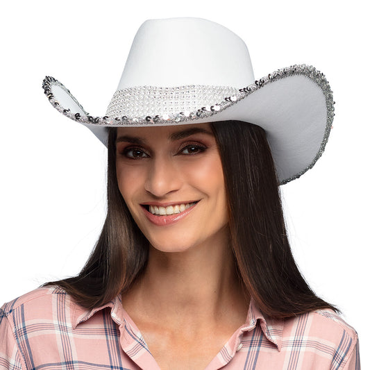 Chapeau cowboy Spark blanc