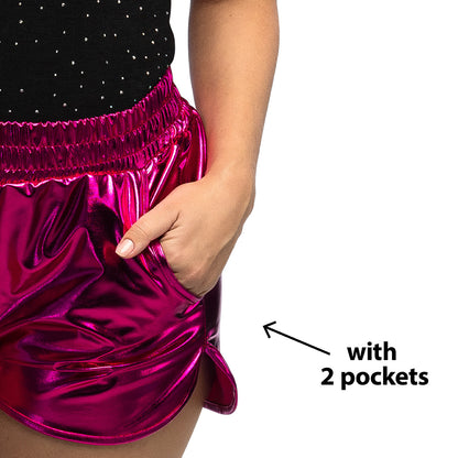 Short Shiny Fuchsia