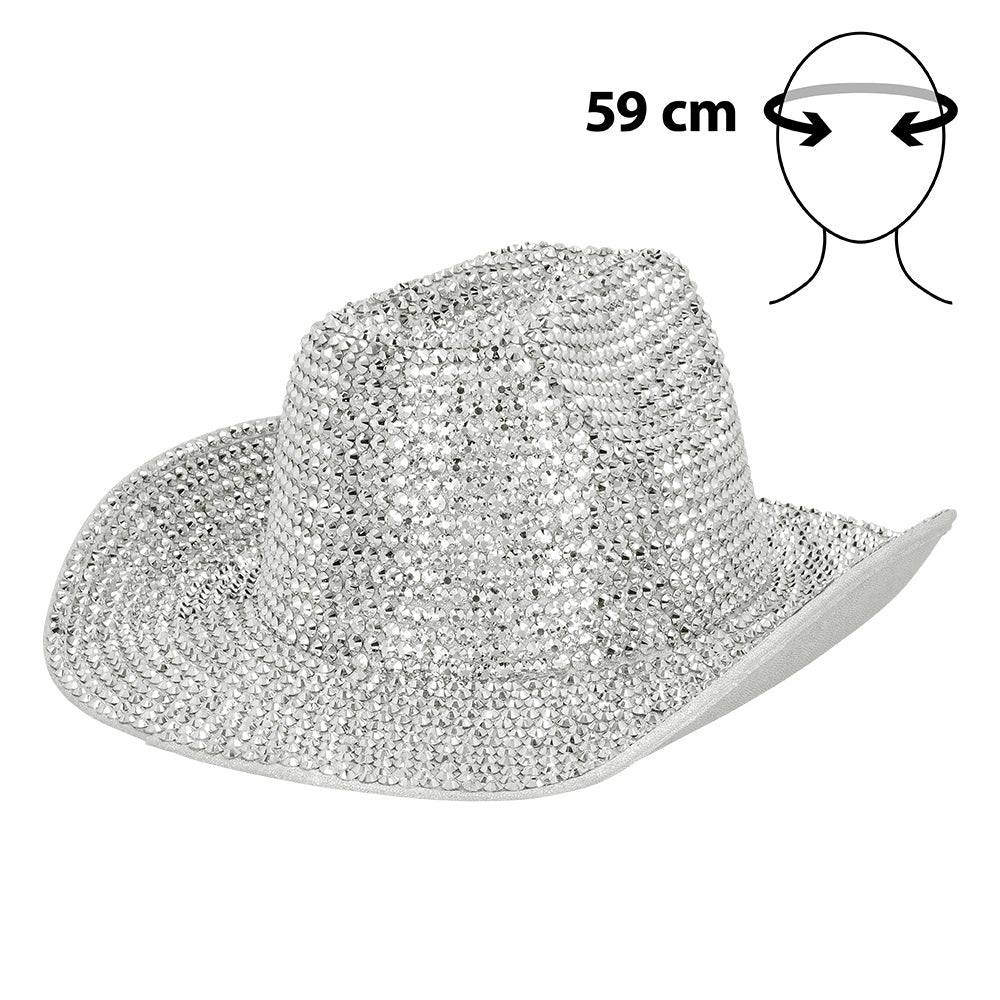 Chapeau cowboy Tomorrow argent