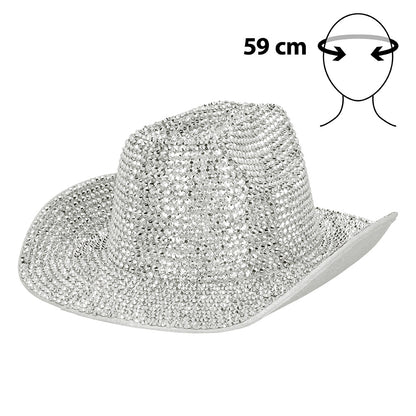 Chapeau cowboy Tomorrow argent