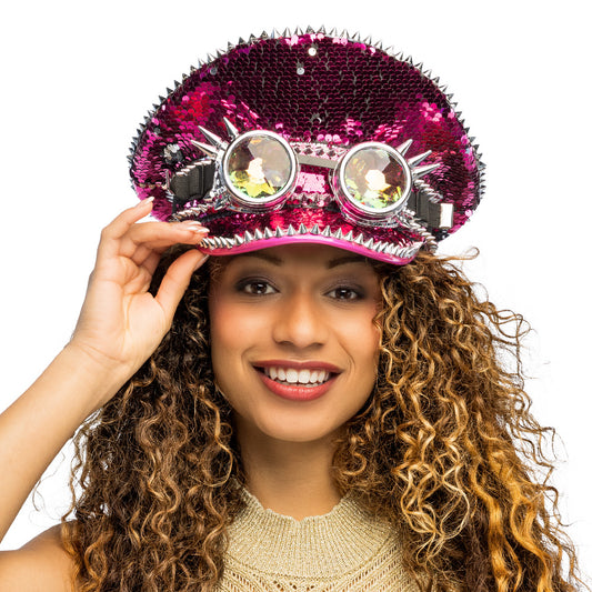 Casquette Galactic festival rose