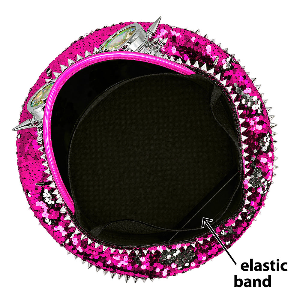 Casquette Galactic festival rose