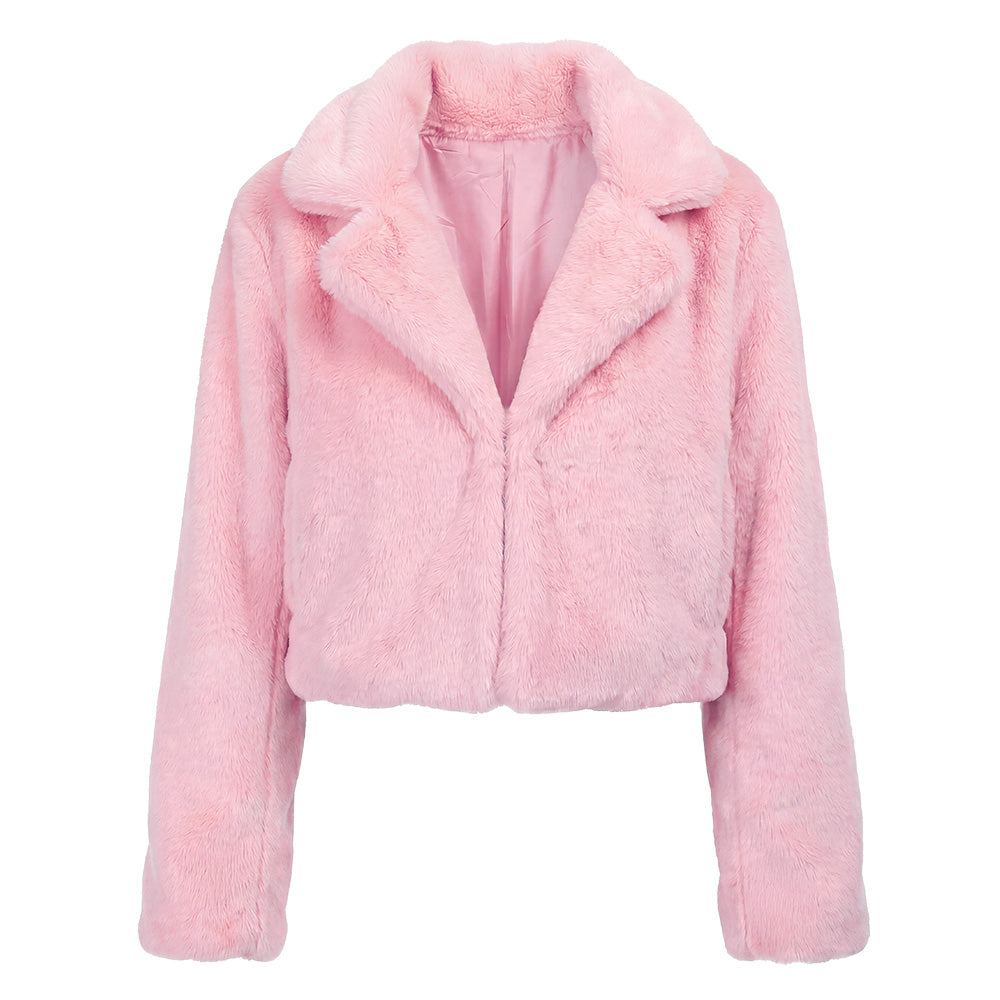 Veston Fluffy rave rose clair