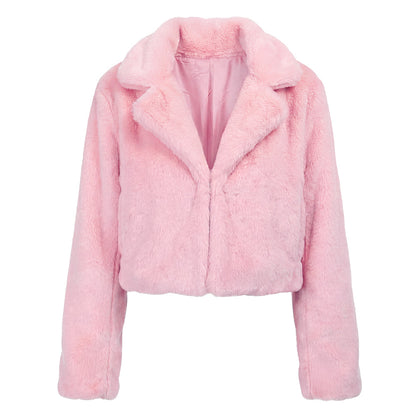 Veston Fluffy rave rose clair