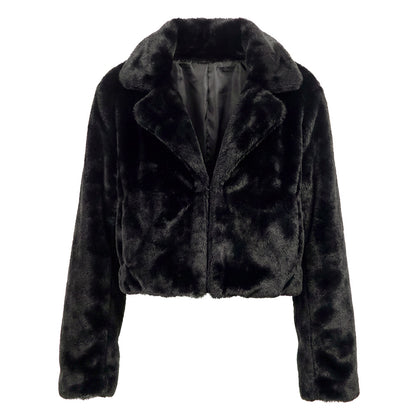 Veston Fluffy rave noire