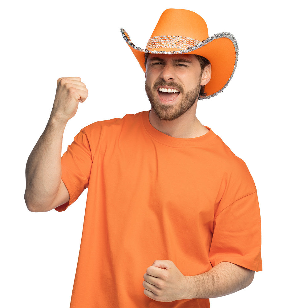 Chapeau cowboy Spark orange